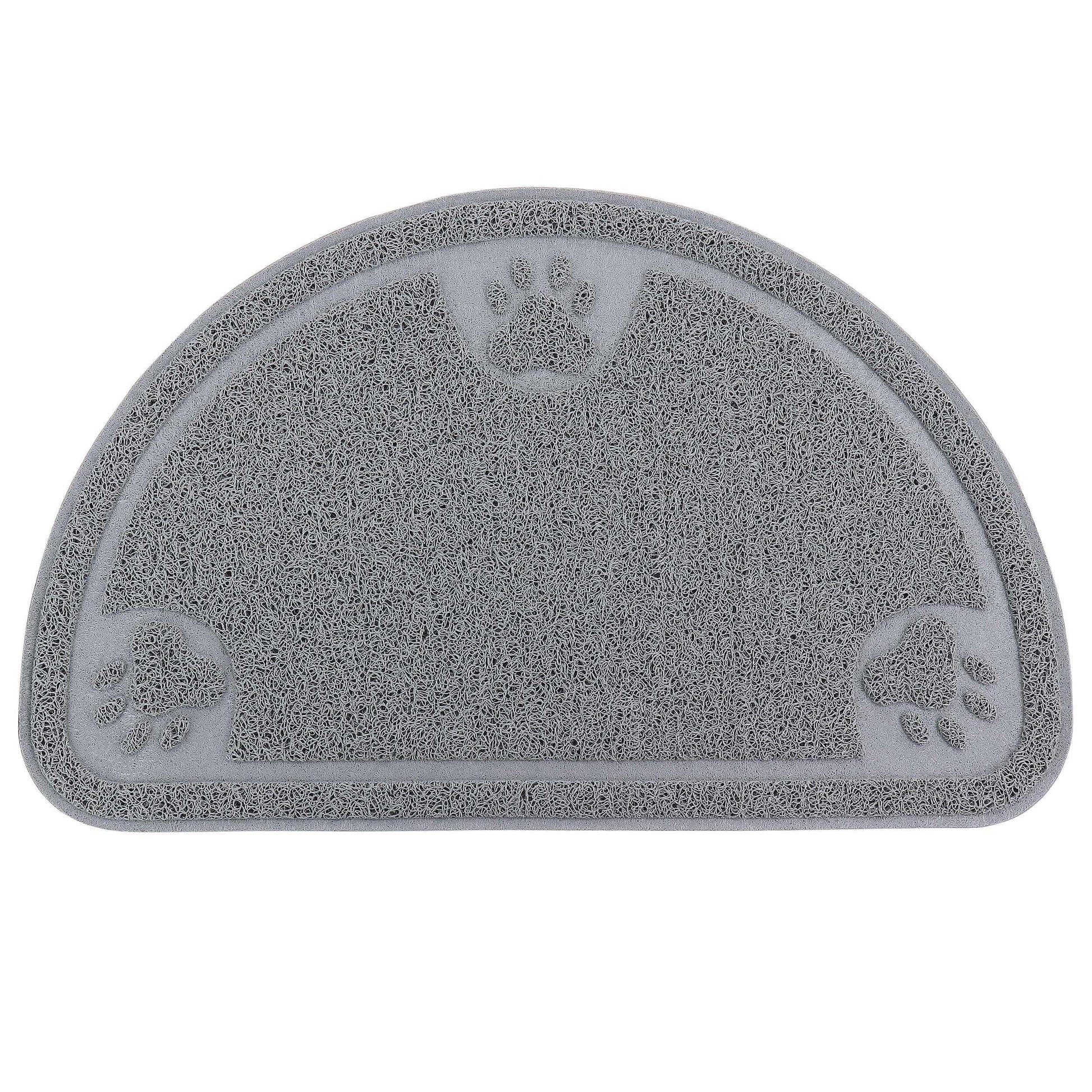 Gibson Home Pet Elements 14.2 x 23.6 Inch Paw Print Placemat in Grey